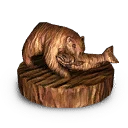 Carved Wooden Bear