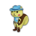 Chestnut the Squirrel (Blue)