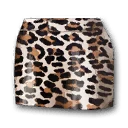 Leopard Print Mini Skirt